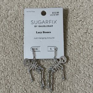 BaubleBar Silver Earrings